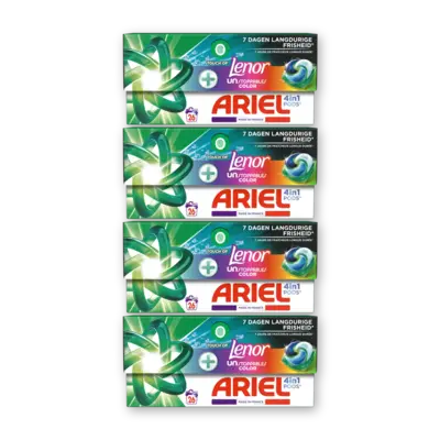 pdp-image-Ariel 4-in-1 pods+ unstoppables wascap 4-pack