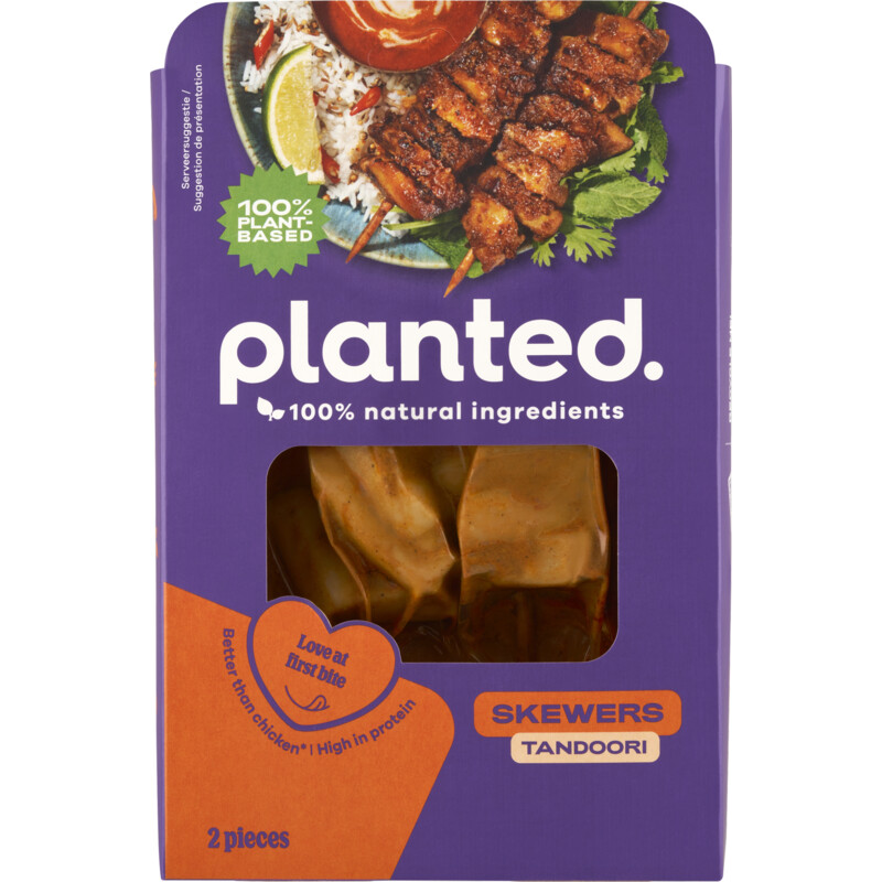 Een afbeelding van Planted Skewers tandoori