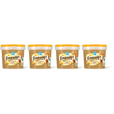 pdp-image-AH Smeuige pindakaas stukjes pinda 4-pack
