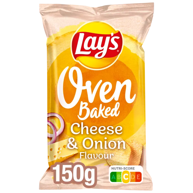Oven Baked Cheese Onion Chips 150 gr