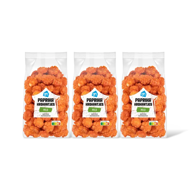 Paprika krokantjes mild 3-pack