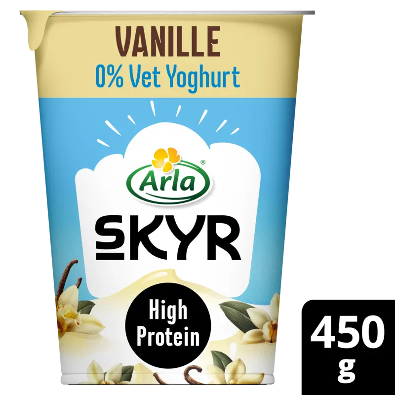 Skyr vanille yoghurt 0% vet