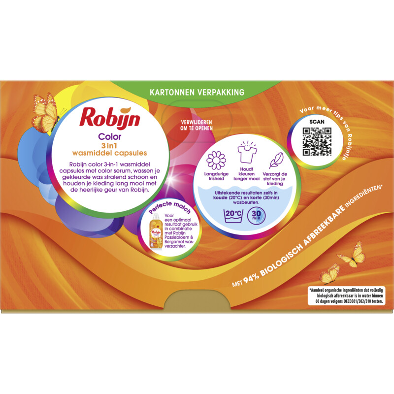 Een afbeelding van Robijn 3-in-1 Wascapsules color