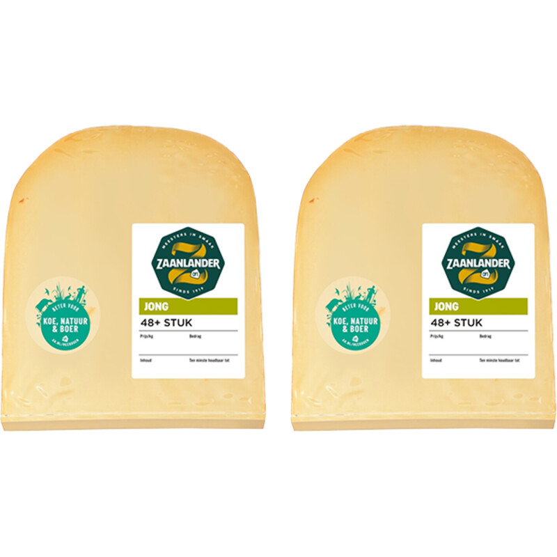 Een afbeelding van AH Zaanlander Jong 48+ stuk 2-pack