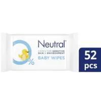 Neutral Baby wipes 0% perfume