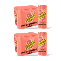 Schweppes Pink grapefruit 12-pack