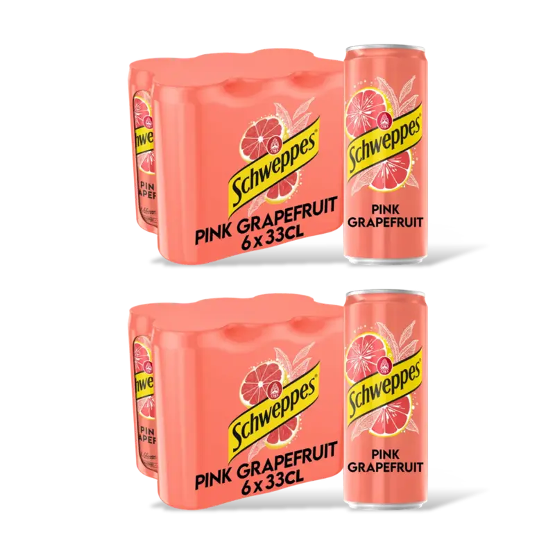 Schweppes Schweppes Pink grapefruit 12-pack