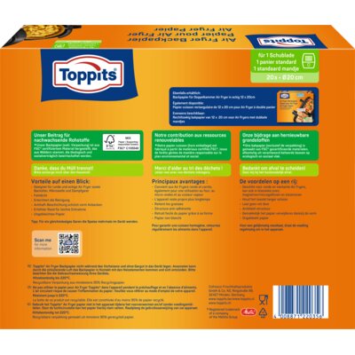 pdp-image-Toppits Airfryer papier 20cm