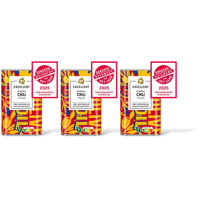 AH Excellent Olijfolie met chili smaak 3-pack