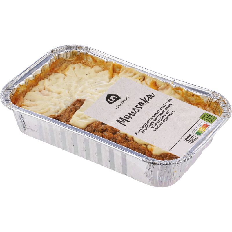 Een afbeelding van AH Moussaka bel