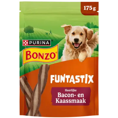 pdp-image-Bonzo Funtastix bacon-kaassmaak hondensnack