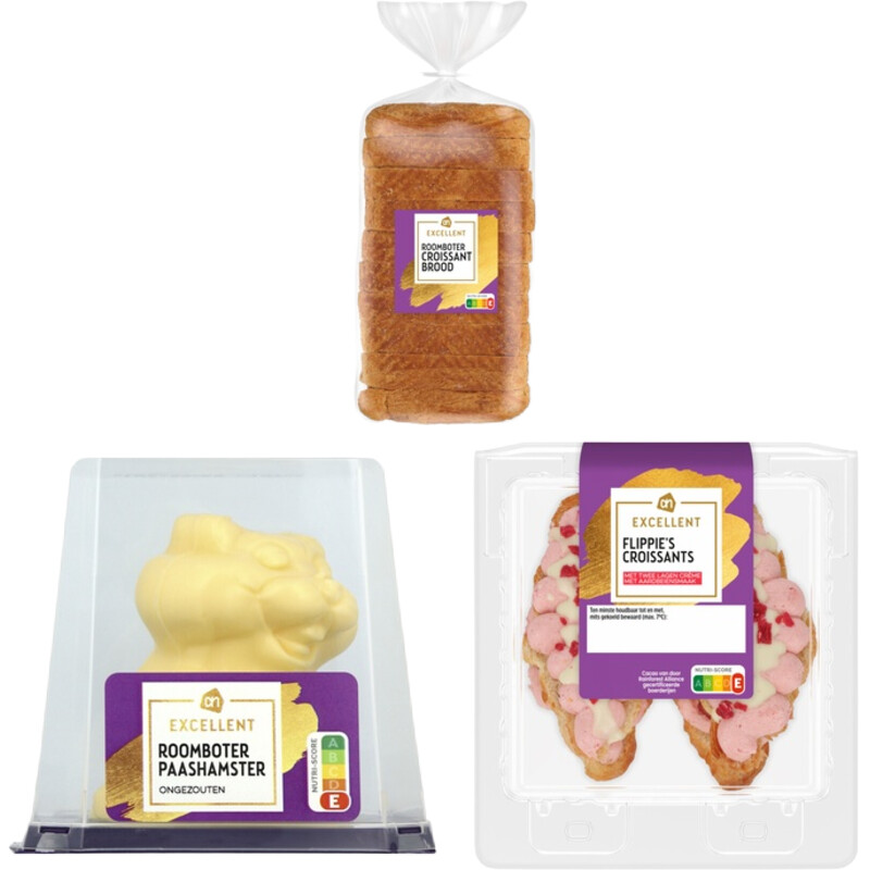 Een afbeelding van AH Excellent Croissantbrood Pakket