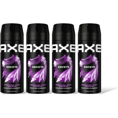 pdp-image-Axe Excite deodorant bodyspray 4-pack
