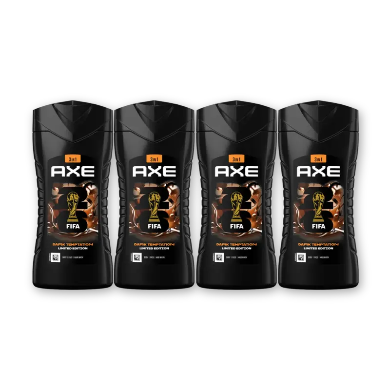 Axe Dark temptation showergel 4-pack