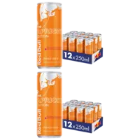Red Bull Energy drink abrikoos-aardbei 2x 12-pack