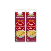 Melkunie Rum rozijnen vla 2-pack