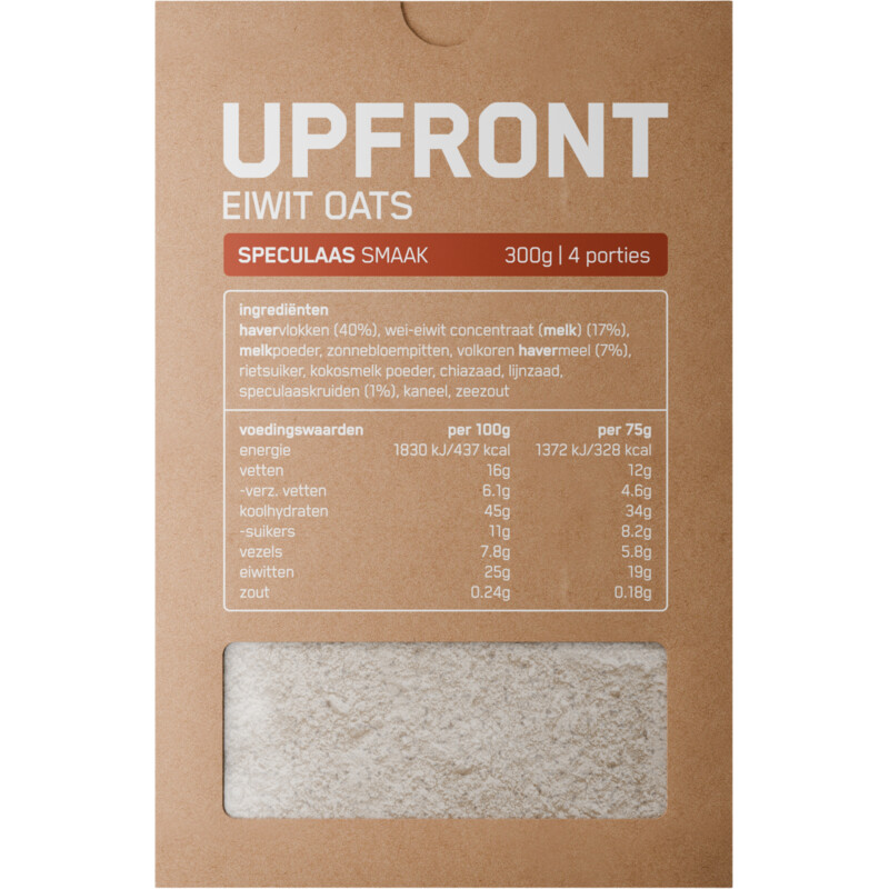 Een afbeelding van Upfront Eiwit oats speculaas smaak