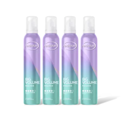 pdp-image-Andrélon Verrassend volume haarmousse 4-pack