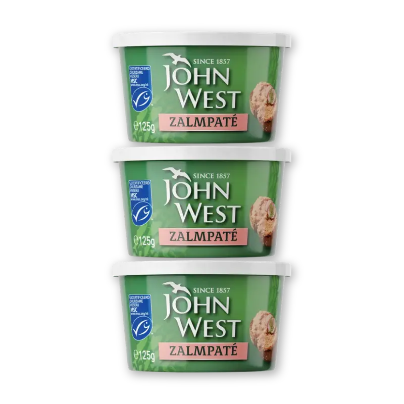 John West Vispate zalm 3-pack