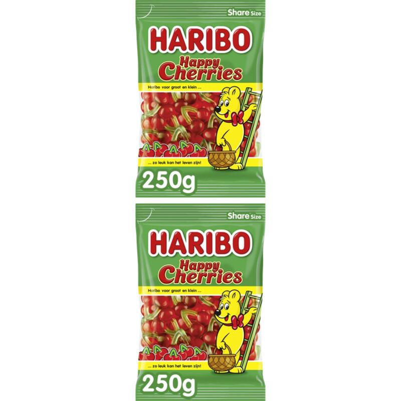 Een afbeelding van Haribo Happy cherries 2-pack