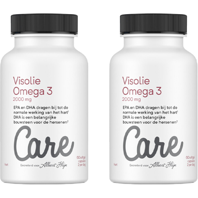 Een afbeelding van Care Visolie omega3 2000mg 2-pack