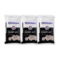 Wilhelmina Zwartwit 3-pack