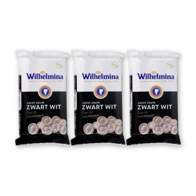 pdp-image-Wilhelmina Zwartwit 3-pack