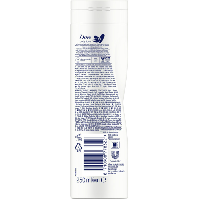 Een afbeelding van Dove Nourishing secrets restoring bodylotion