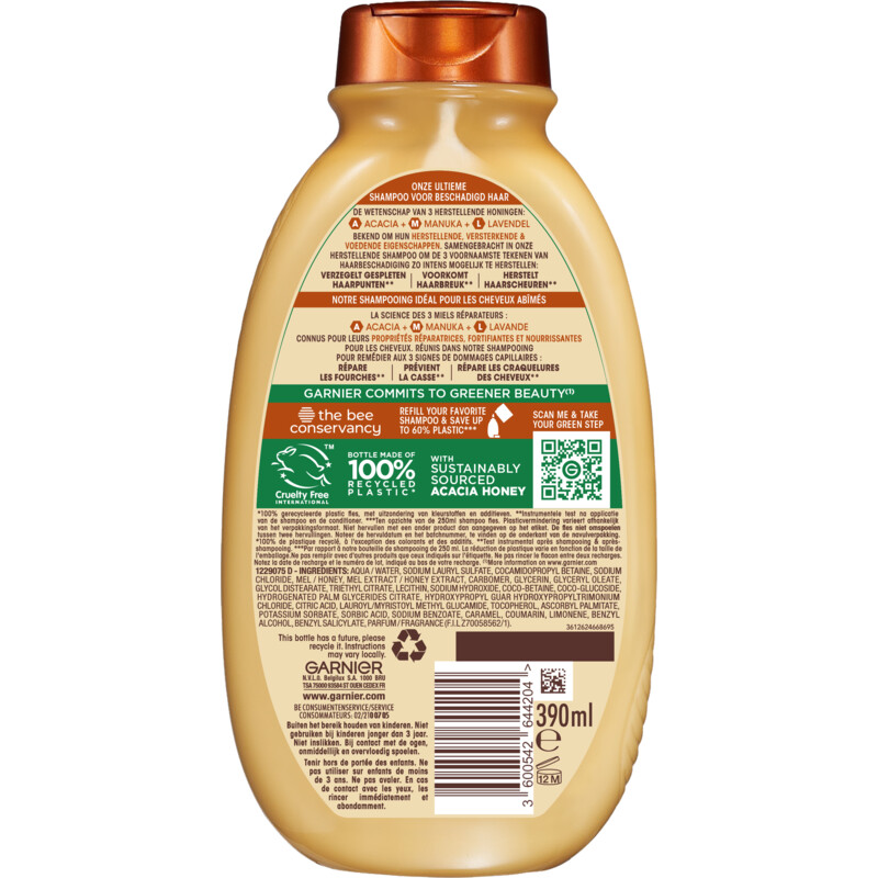 Een afbeelding van Ultra Doux Shampoo geheim van honing bel