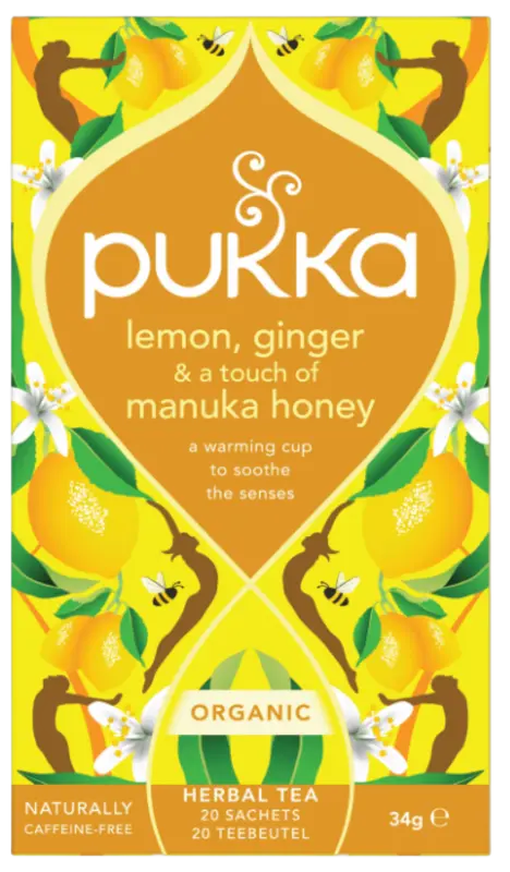 Pukka Lemon ginger manuka honey