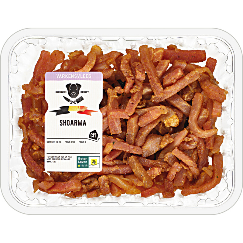 Een afbeelding van AH Varkensshoarma 250g bel