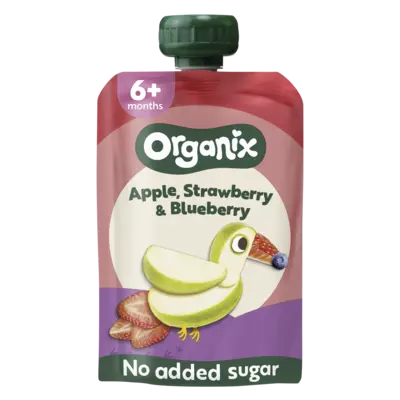 pdp-image-Organix Knijpfruit strawberry & blueberry 6m+