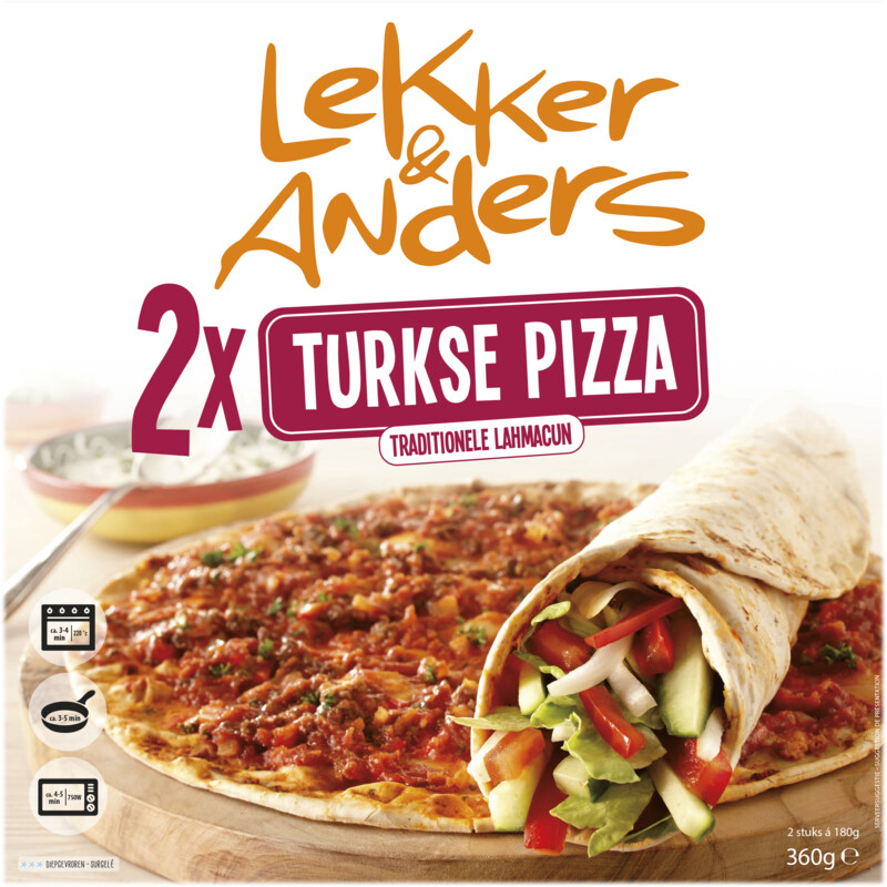 Een afbeelding van Lekker & Anders Turkse pizza