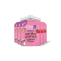 Ella's kitchen Biologische Aardbeien yoghurt 6m+ 5-pack
