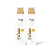 Dove Argan oil shower mousse 2-pack