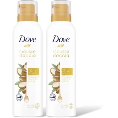 pdp-image-Dove Argan oil shower mousse 2-pack