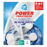 AH Power toiletblokken oceaan blauw water