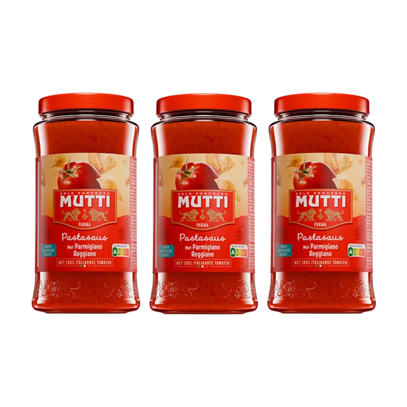Pastasaus met parmigiano reggiano 3-pack