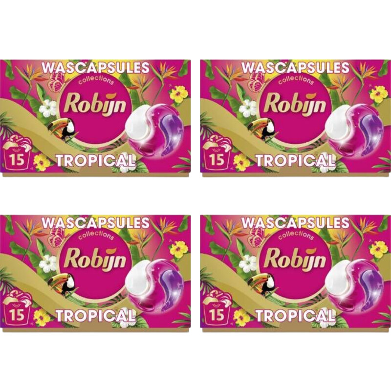 Een afbeelding van Robijn Tropical Capsules 4-pack