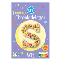 AH Letter confetti wit