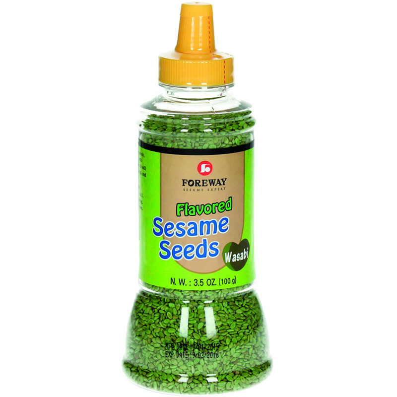 Een afbeelding van Foreway Flavoured sesame seeds wasabai