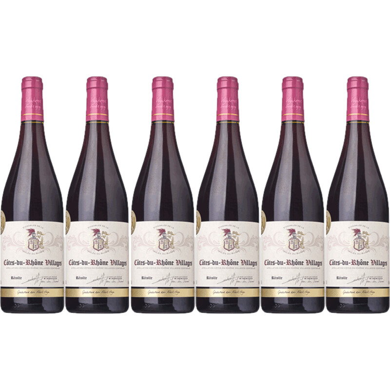 Een afbeelding van AH Excellent côtes du rhône villages 6 flessen