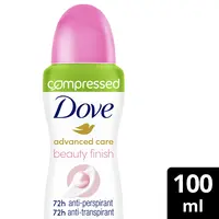 Dove Spray beauty finish compressed