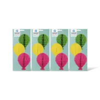 AH Honeycomb decoratie 4-pack
