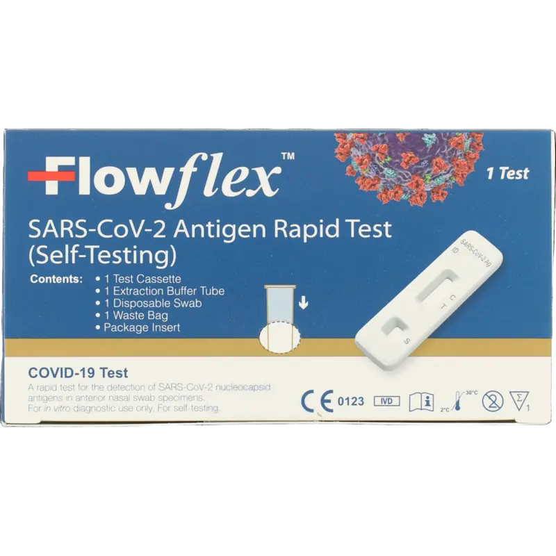 Flowflex Sars-Cov-2 Antigen Zelftest 1 Stuk
