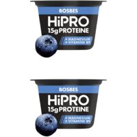 Een afbeelding van HiPRO Protein skyr stijl bosbes 2-pack