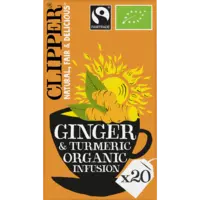 Clipper Ginger turmeric organic infusion