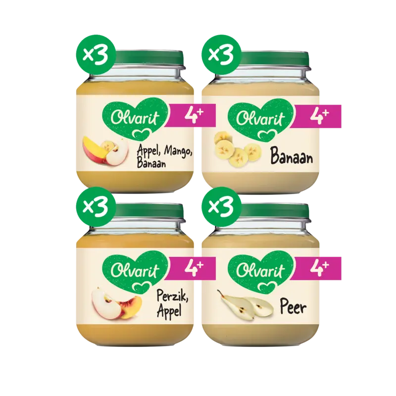 Olvarit Variatiemenu fruit 4m+