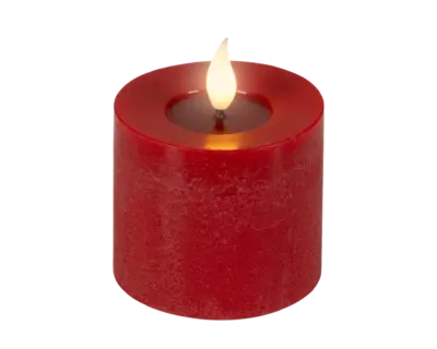 pdp-image-Lumineo Led stompkaars rood 9,5cm