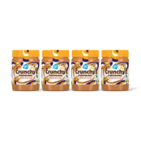 AH Crunchy pindakaas American style st 4pck